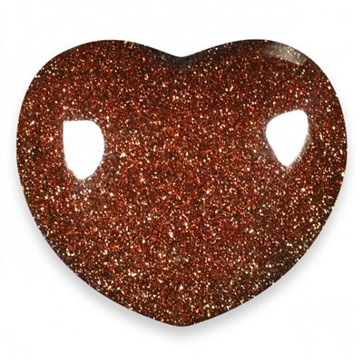 Red Goldstone Heart Large
